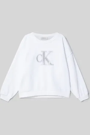 Calvin Klein Bluza z detalem z logo