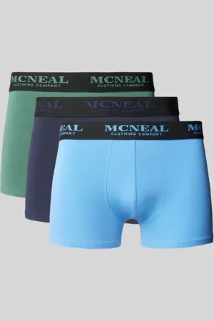 McNeal Obcisłe bokserki z elastycznym paskiem z logo w zestawie 3 szt.
