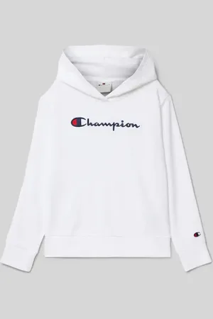 Champion Bluza z kapturem z wyhaftowanym logo