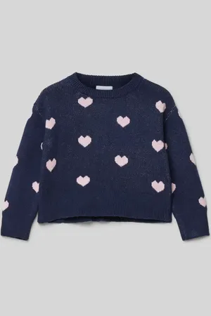 NAME IT Sweter z dzianiny z prążkowanymi wykończeniami model ‘ODESSA’