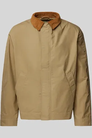 Foret Kurtka z kieszeniami z wypustką model ‘ROW OILSKINJACKET’