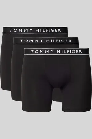 Tommy Hilfiger Obcisłe bokserki z elastycznym paskiem z logo w zestawie 3 szt.