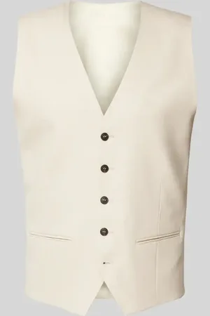 SELECTED Kamizelka z listwą guzikową model ‘NEIL’