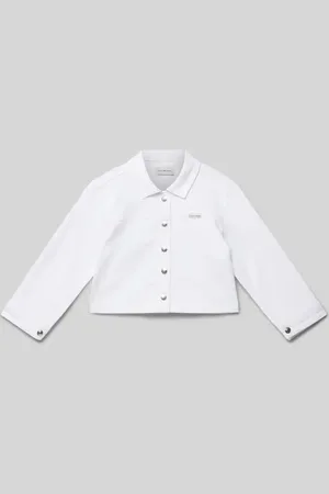 Calvin Klein Kurtka jeansowa z listwą guzikową