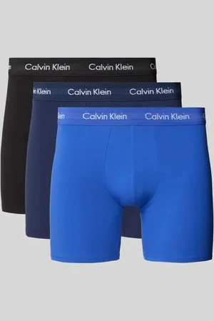 Calvin Klein Bokserki w stylu retro o kroju classic fit w zestawie 3 szt. — długie nogawki