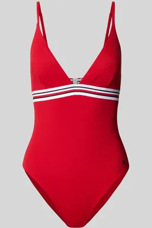 Tommy Hilfiger Kostium kąpielowy z taśmą z logo