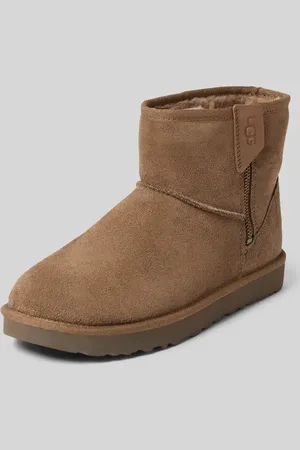 UGG Kozaki skórzane z naszywką z logo model ‘CLASSIC MINI BAILEY’
