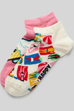 Happy Socks Skarpety z nadrukiem z logo w zestawie 2 szt.