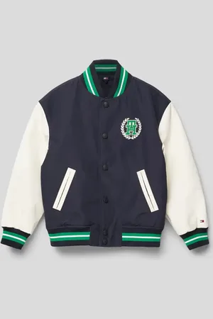 Tommy Hilfiger Kurtka baseballowa o kroju regular fit z haftem
