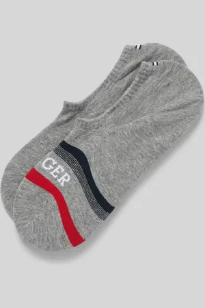 Tommy Hilfiger Skarpetki stopki z elastycznym, prążkowanym ściągaczem w zestawie 2 szt.