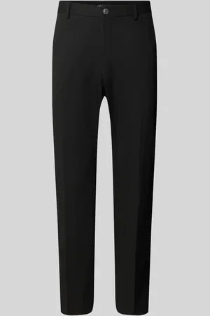 SELECTED Spodnie do garnituru o kroju slim fit z zapięciem na guzik i zamek błyskawiczny