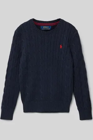 Ralph Lauren Sweter z dzianiny z wzorem warkocza