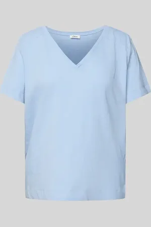 QS by s.Oliver T-shirt o kroju regular fit z czystej bawełny