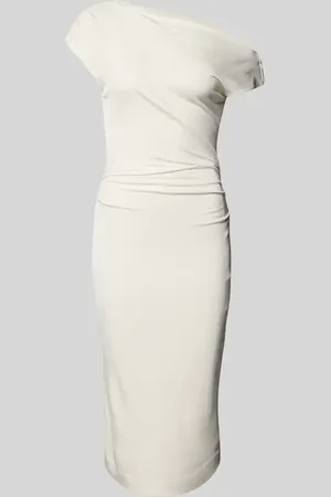 HUGO BOSS Sukienka midi na jedno ramię model ‘Etrimi’