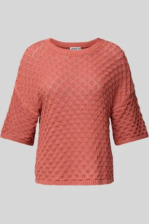Jake*s Sweter z dzianiny z rękawem o dł. 3/4
