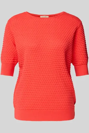 Freequent Sweter z dzianiny z rękawem o dł. 1/2 model ‘Dodo’