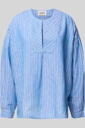 Scotch&Soda Bluzka o kroju relaxed fit z wycięciem w kształcie łezki