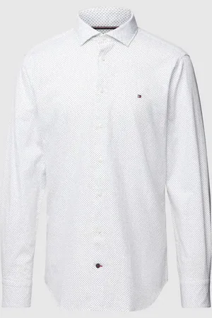 Tommy Hilfiger Koszula biznesowa o kroju slim fit z kołnierzykiem typu kent
