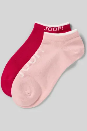 JOOP! Krótkie skarpety z detalami z logo w zestawie 2 szt.