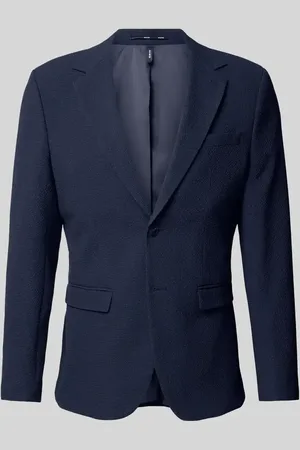 SELECTED Marynarka o kroju slim fit z kołnierzem z połami model ‘JOSE’