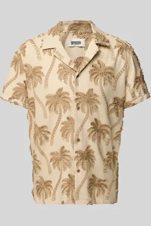 Drykorn Koszula casualowa o kroju slim fit z wyhaftowanymi detalami model ‘BIJAN’
