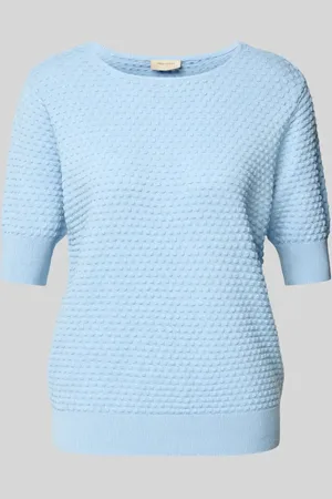 Freequent Sweter z dzianiny z rękawem o dł. 1/2 model ‘Dodo’