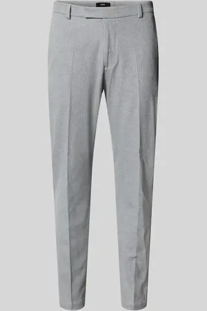 Cinque Spodnie do garnituru o kroju tapered fit z kieszeniami z tyłu model ‘Beppe’