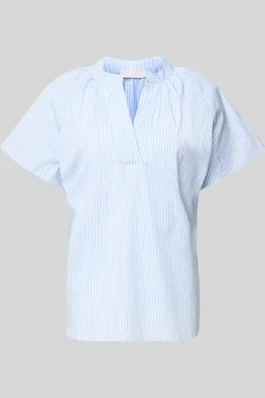 Rich & Royal Bluzka o kroju regular fit z kołnierzem z lamówką
