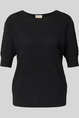 Freequent Sweter z dzianiny z rękawem o dł. 1/2 model ‘Dodo’