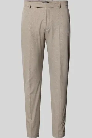 Cinque Spodnie do garnituru o kroju tapered fit z kieszeniami z tyłu model ‘Beppe’