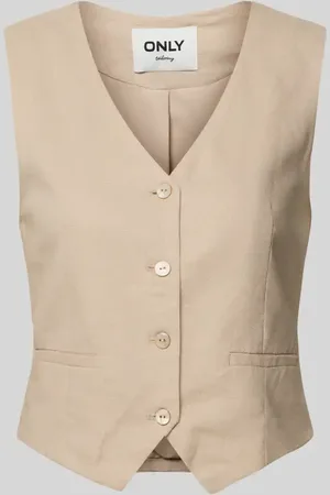 ONLY Kamizelka o kroju regular fit z troczkami model ‘CARO’