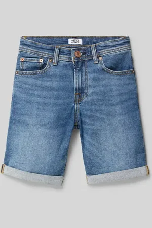 JACK & JONES Szorty jeansowe o kroju regular fit z 5 kieszeniami model ‘RICK’