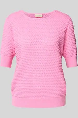 Freequent Sweter z dzianiny z rękawem o dł. 1/2 model ‘Dodo’