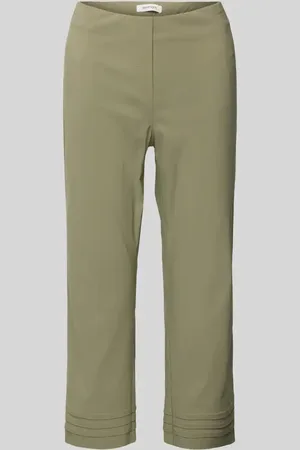 STEHMANN Spodnie o skróconym kroju slim fit model ‘Ina’