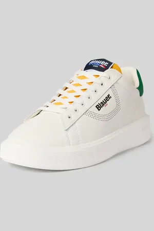 Blauer Sneakersy z detalami z logo model ‘BUCK03’