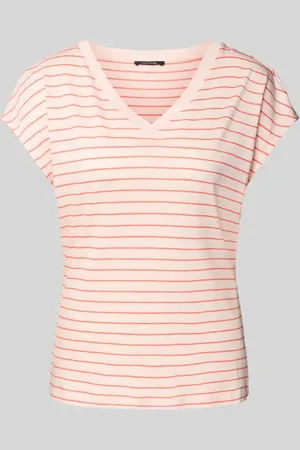 Comma, T-shirt z dekoltem w serek