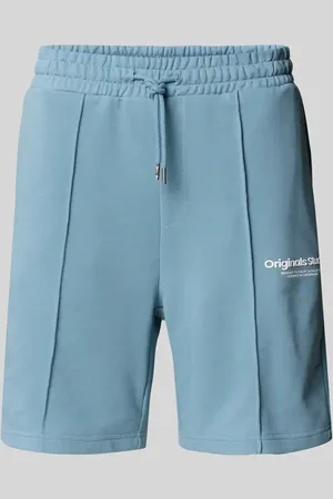 JACK & JONES Szorty z dzianiny dresowej z detalem z logo model ‘KANE’