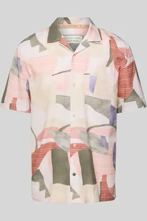 Colours & Sons Koszula casualowa o kroju regular fit z kołnierzem z połami