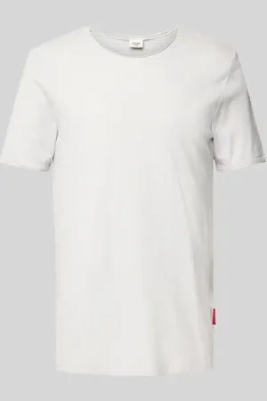 JOOP! T-shirt z prążkowanym, okrągłym dekoltem model ‘Cesare’
