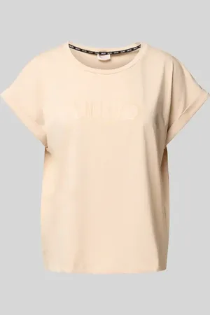Liu Jo T-shirt z nadrukiem z logo i okrągłym dekoltem