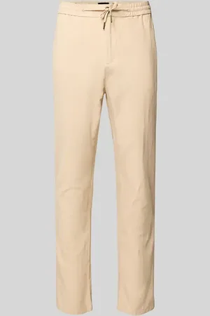 Scotch&Soda Spodnie materiałowe o kroju tapered fit z tunelem model ‘Warren’