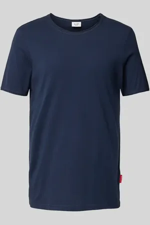 JOOP! T-shirt z prążkowanym, okrągłym dekoltem model ‘Cesare’