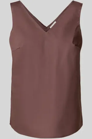 Christian Berg Top bluzkowy o kroju regular fit z dekoltem w serek