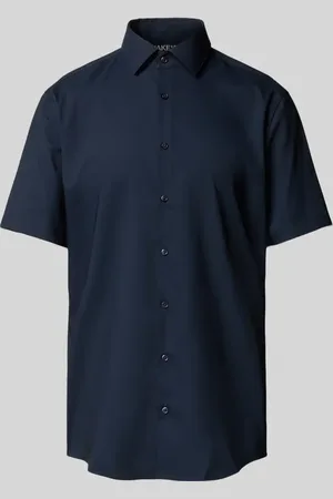 Jake*s Koszula biznesowa o kroju slim fit z krótkim rękawem
