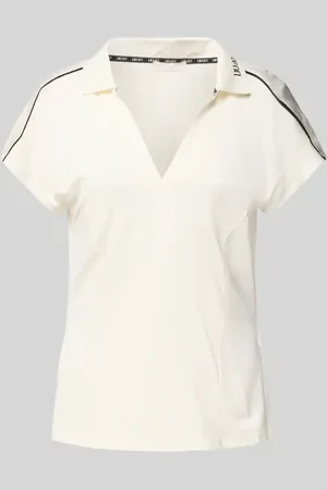 Liu Jo Koszulka polo o kroju regular fit z napisem z logo