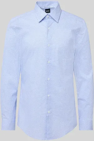 HUGO BOSS Koszula biznesowa o kroju slim fit z kołnierzykiem typu kent model ‘Hank’