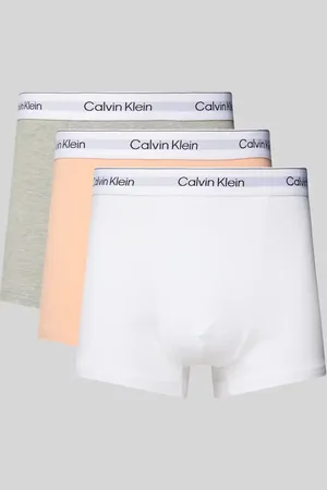 Calvin Klein Obcisłe bokserki z paskiem z logo w zestawie 3 szt.