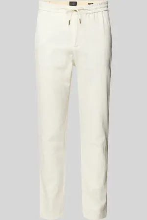 Scotch&Soda Spodnie materiałowe o kroju tapered fit z tunelem model ‘WARREN’