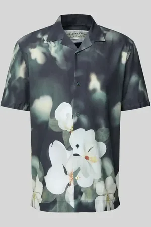Colours & Sons Koszula casualowa o kroju regular fit z kołnierzem z połami