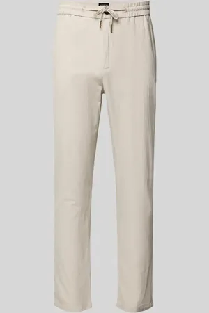 Scotch&Soda Spodnie materiałowe o kroju tapered fit z tunelem model ‘Warren’